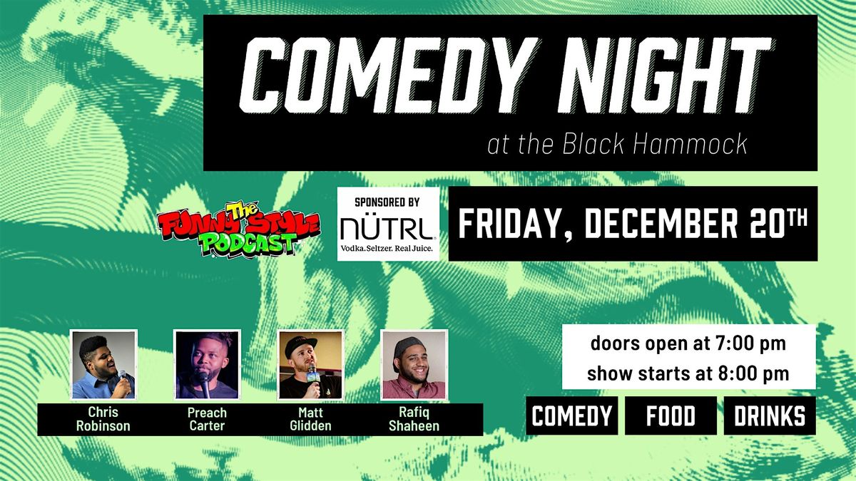 Comedy Night at Black Hammock - December 20