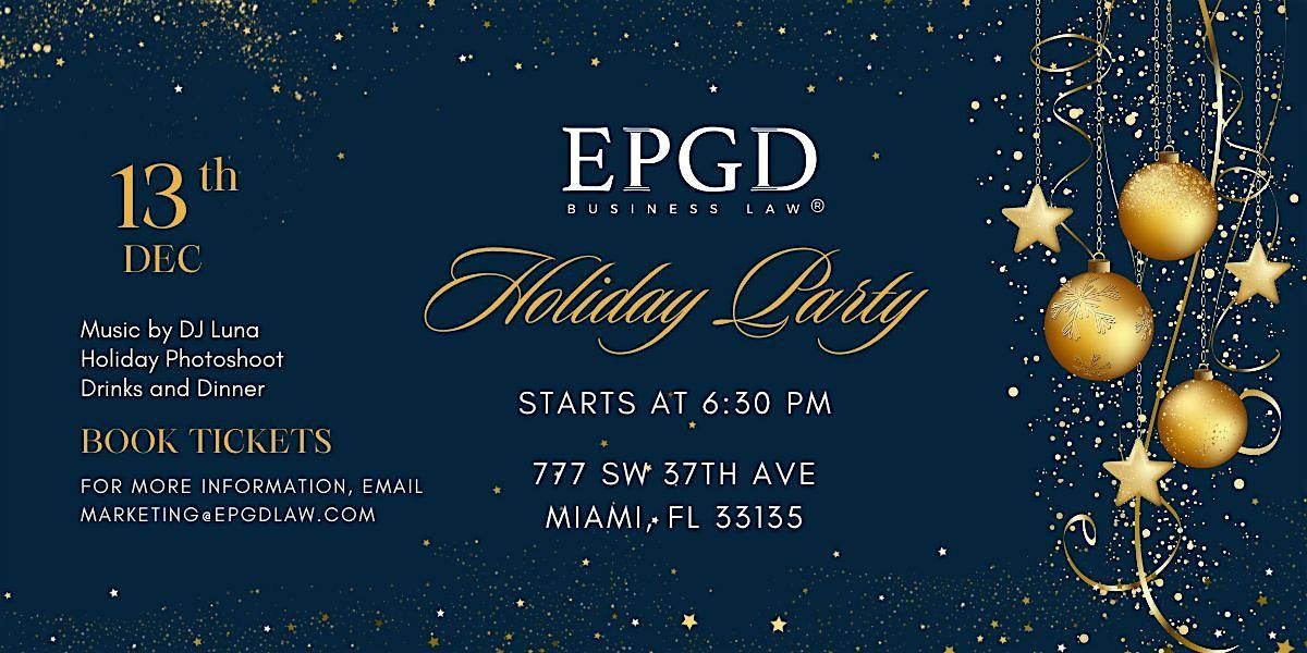 EPGD Holiday Party