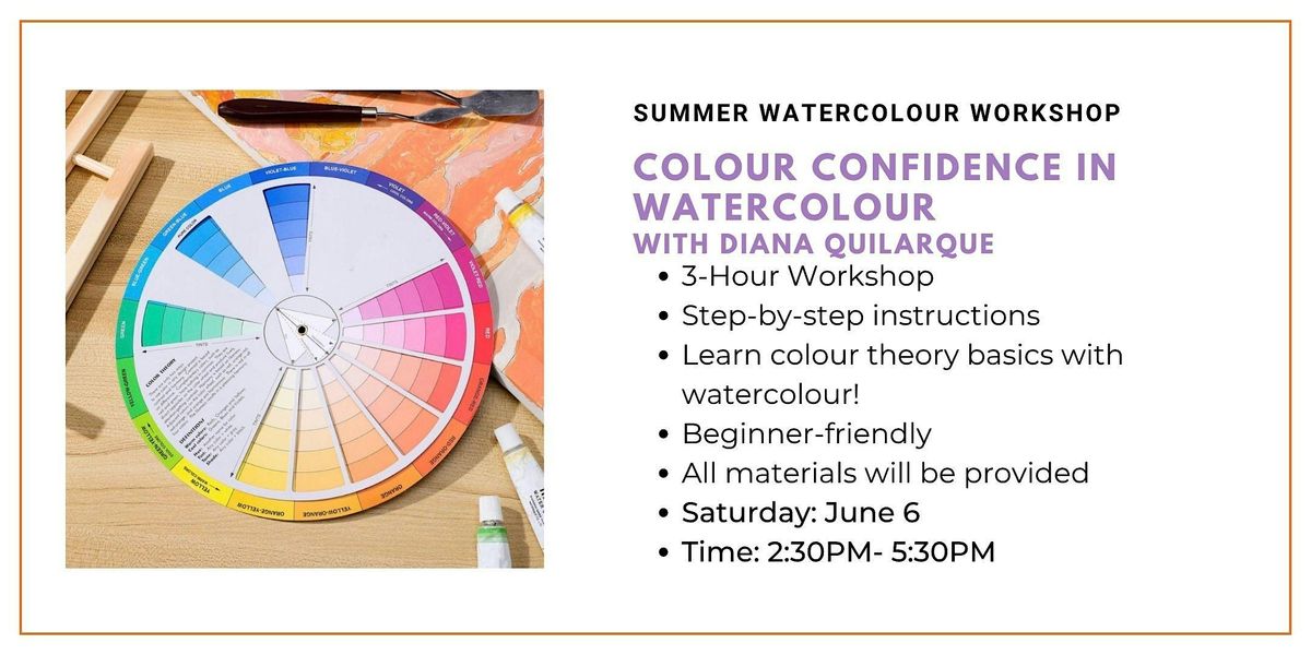 Summer Watercolour Workshop: Colour Confidence in Watercolour