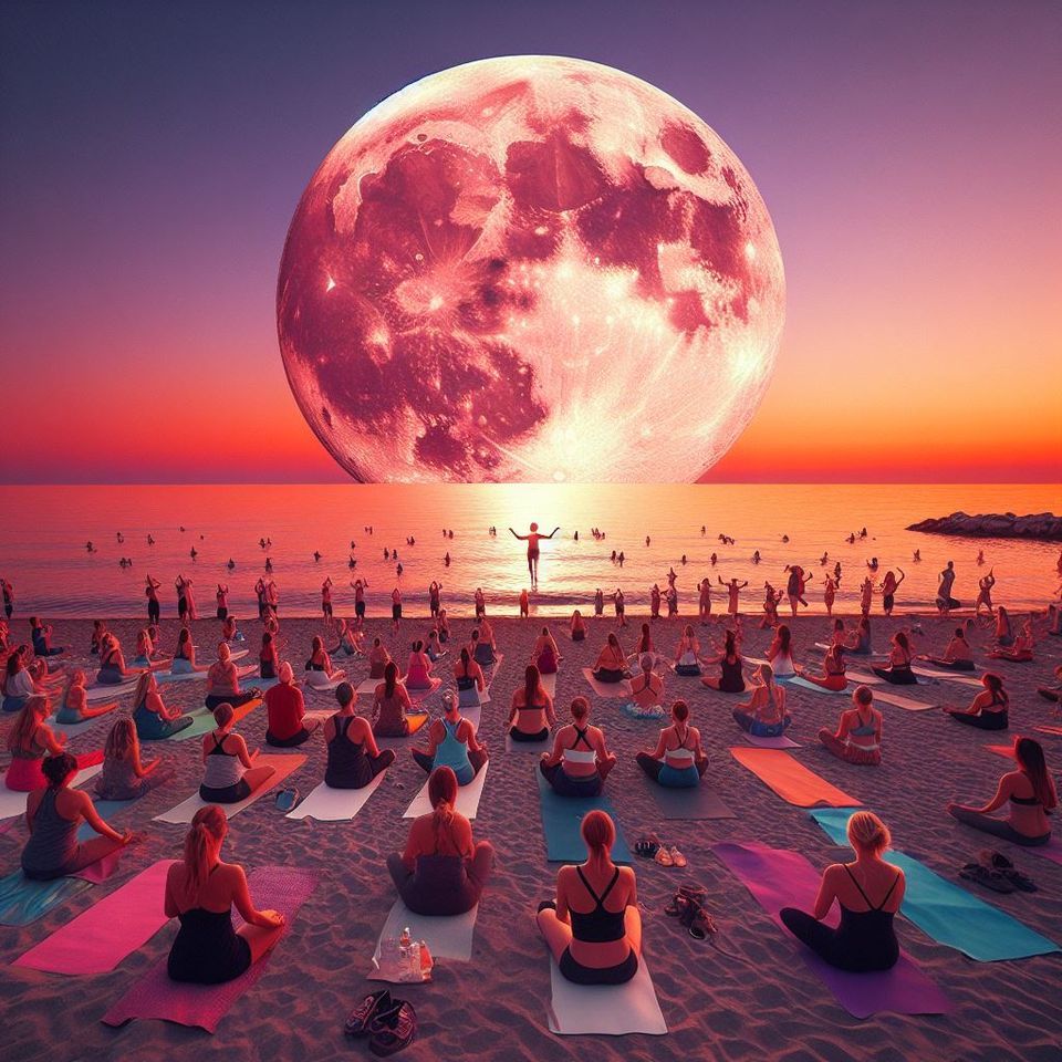 Full Moon Beach Yoga  Practices - Welcome Back Summer <3