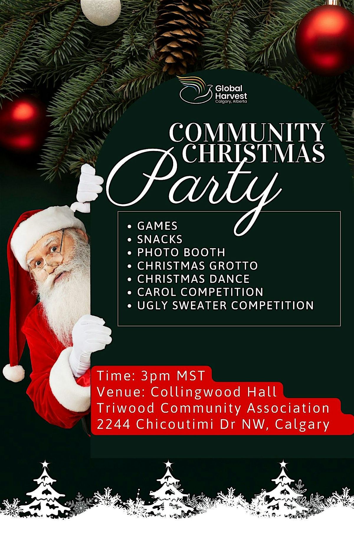 Community Christmas Party in Triwood