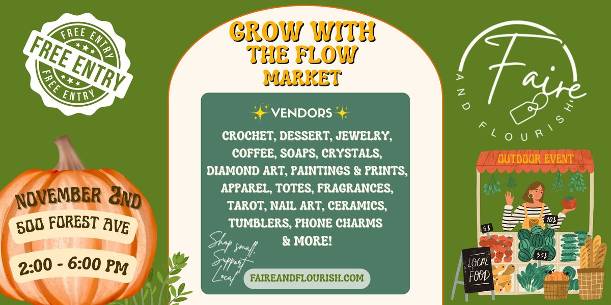 Grow With The Flow - Vendor Market by Faire and Flourish - Staten Island