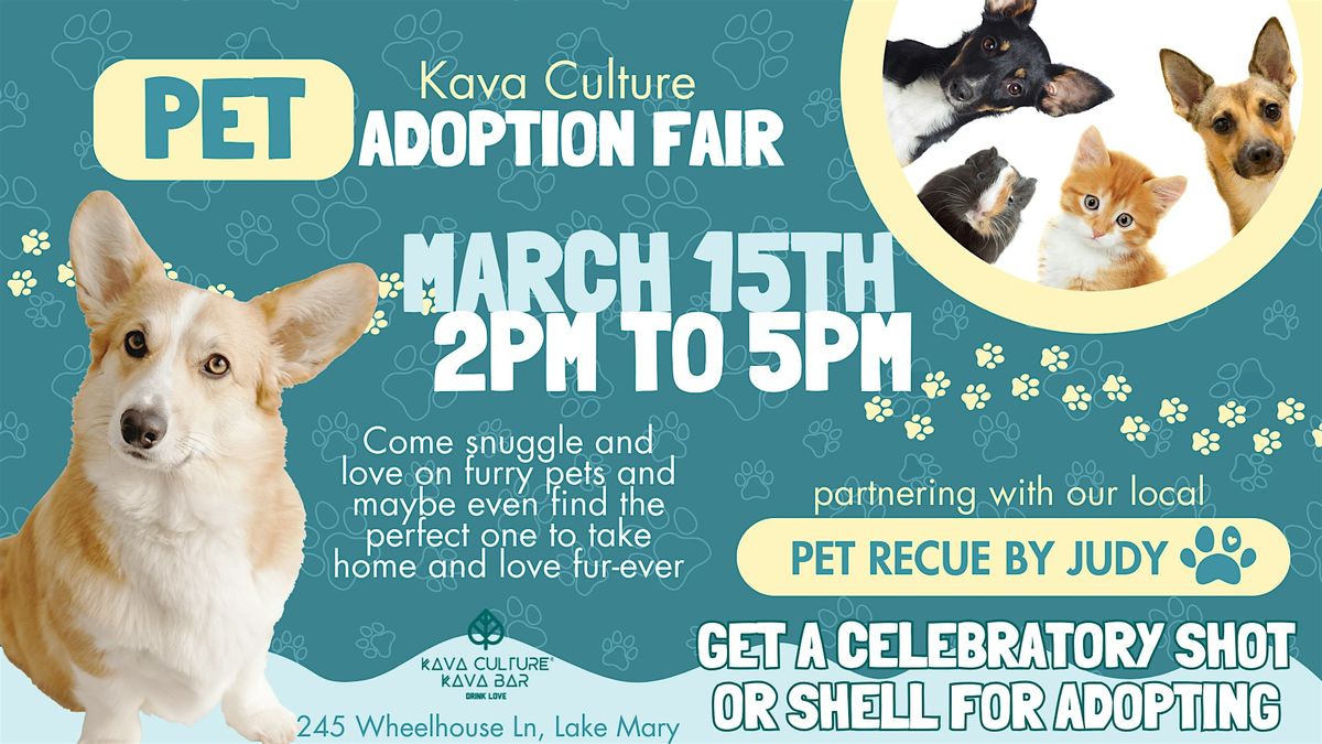 Pet Adoption Fair w\/ Pet Rescue by Judy