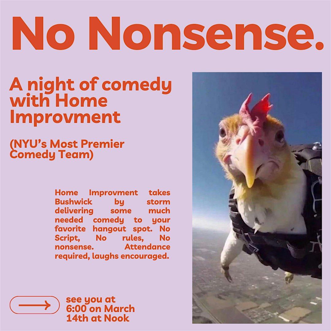 No Nonsense: A night of Comedy with Home Improvment