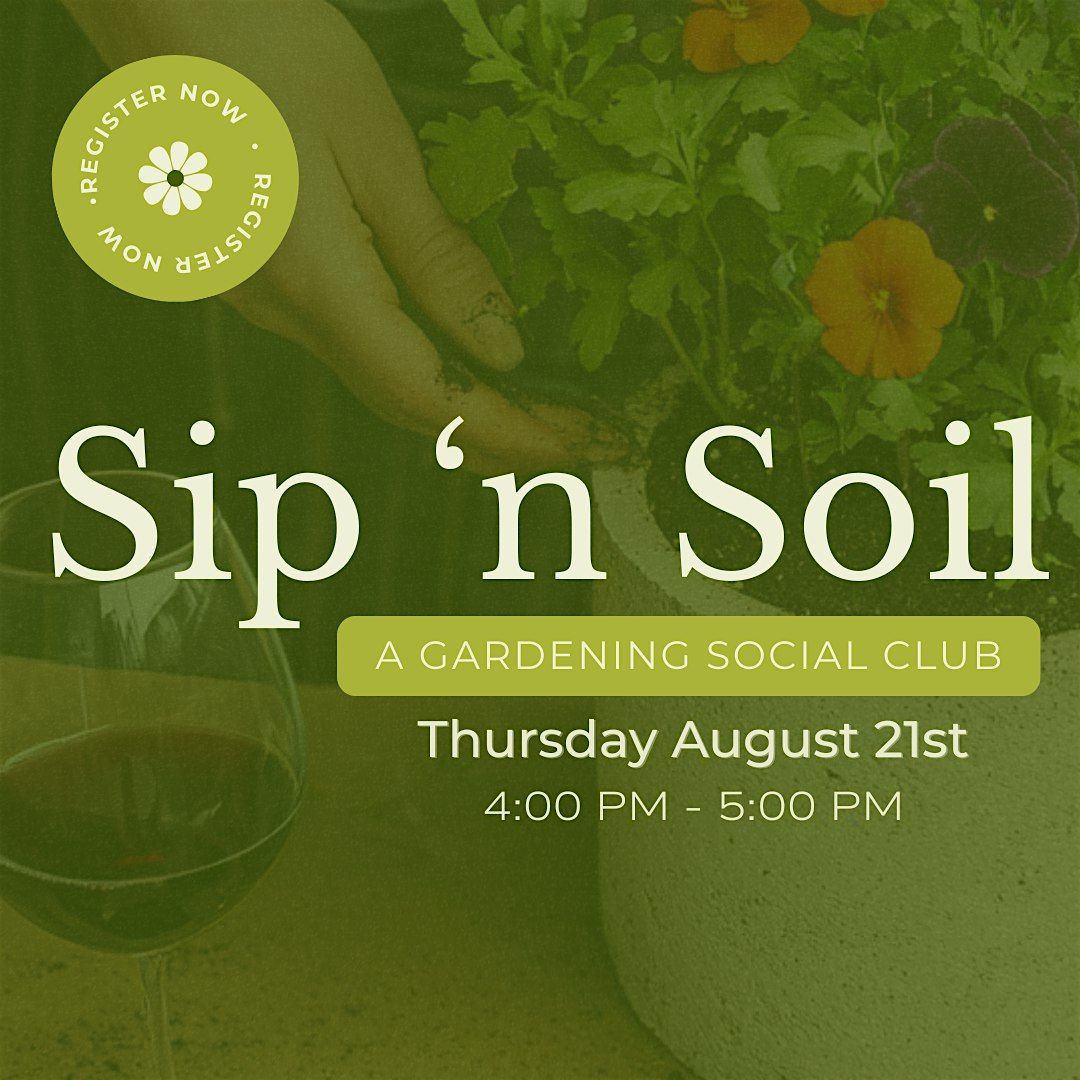 Sip 'N Soil: Summer Succulents
