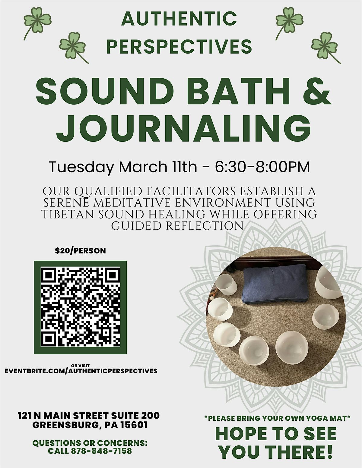 Sound Bath & Journaling