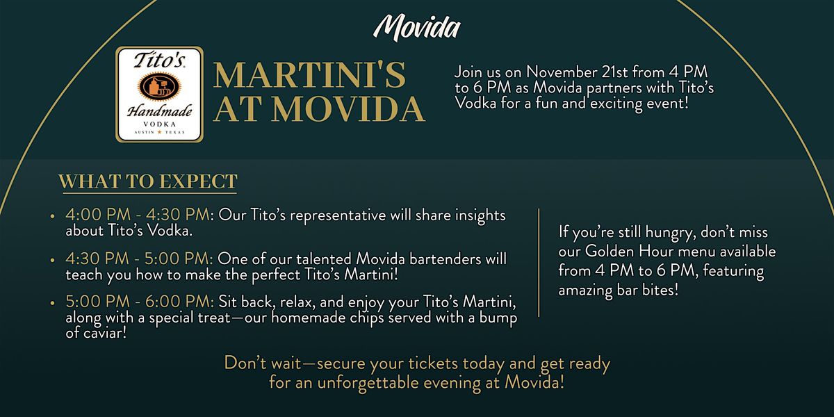 Martinis's At Movida