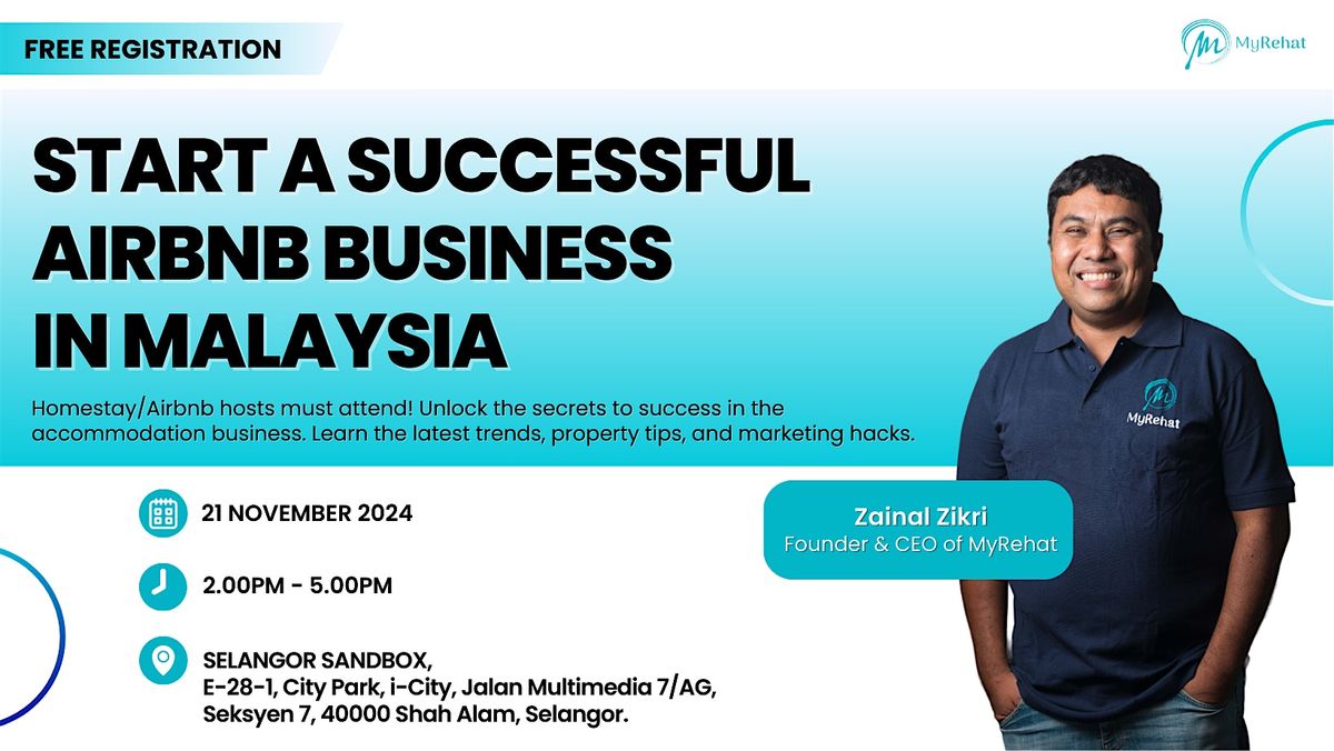 Free Session: Start a Successful Airbnb Business in Malaysia