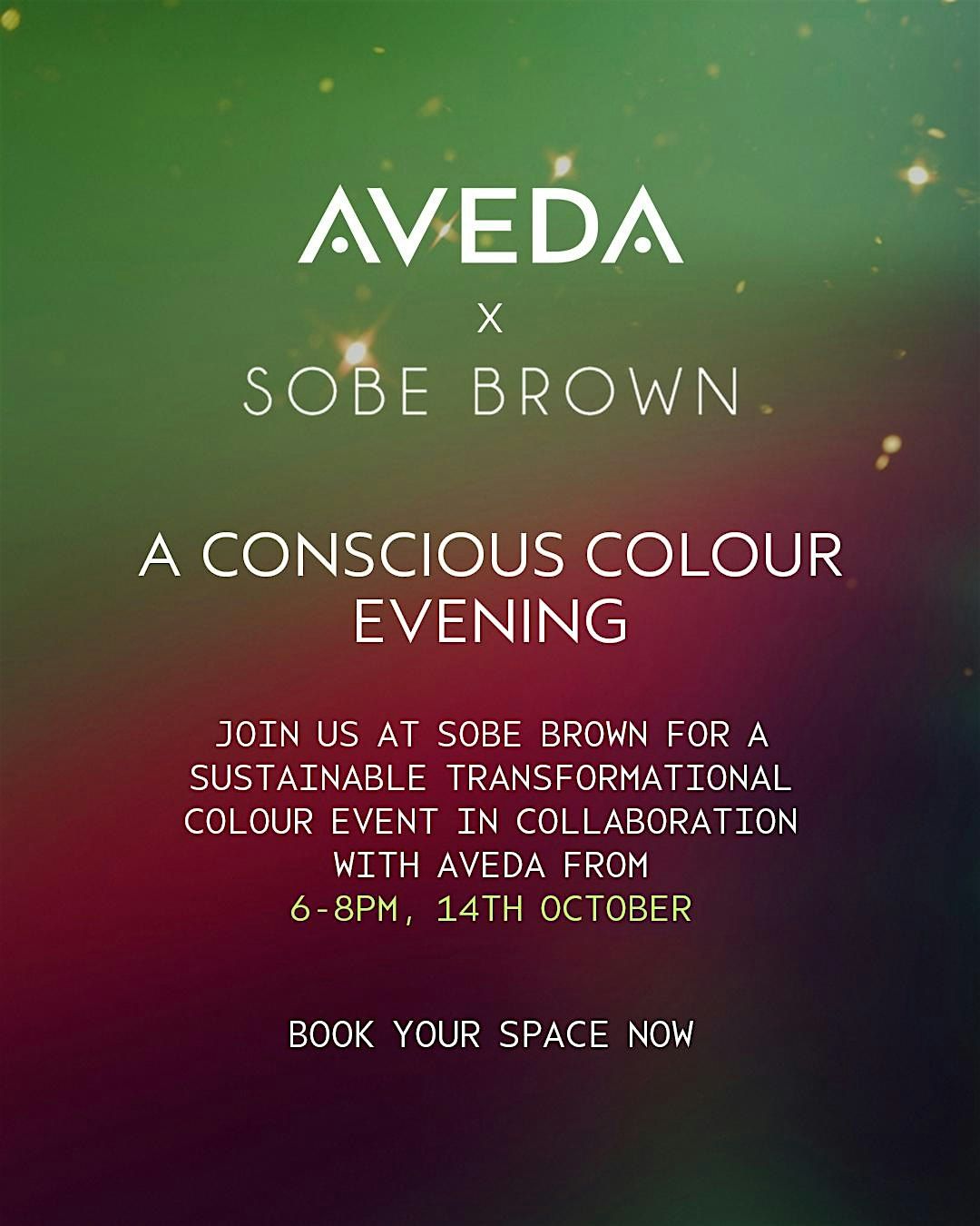 A Conscious Colour Evening - Aveda X Sobe Brown