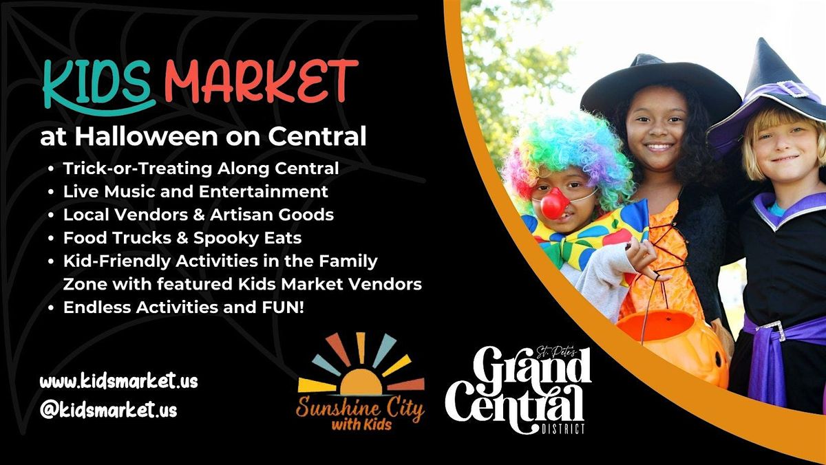 Kids Market at St Pete Halloween on Central \u2013 Sunshine City Kids