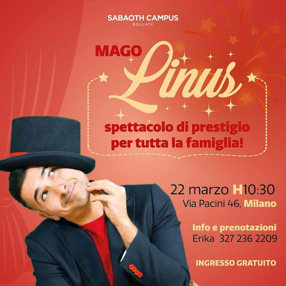 Mago Linus: uno spettacolo di prestigio per tutta la famiglia.