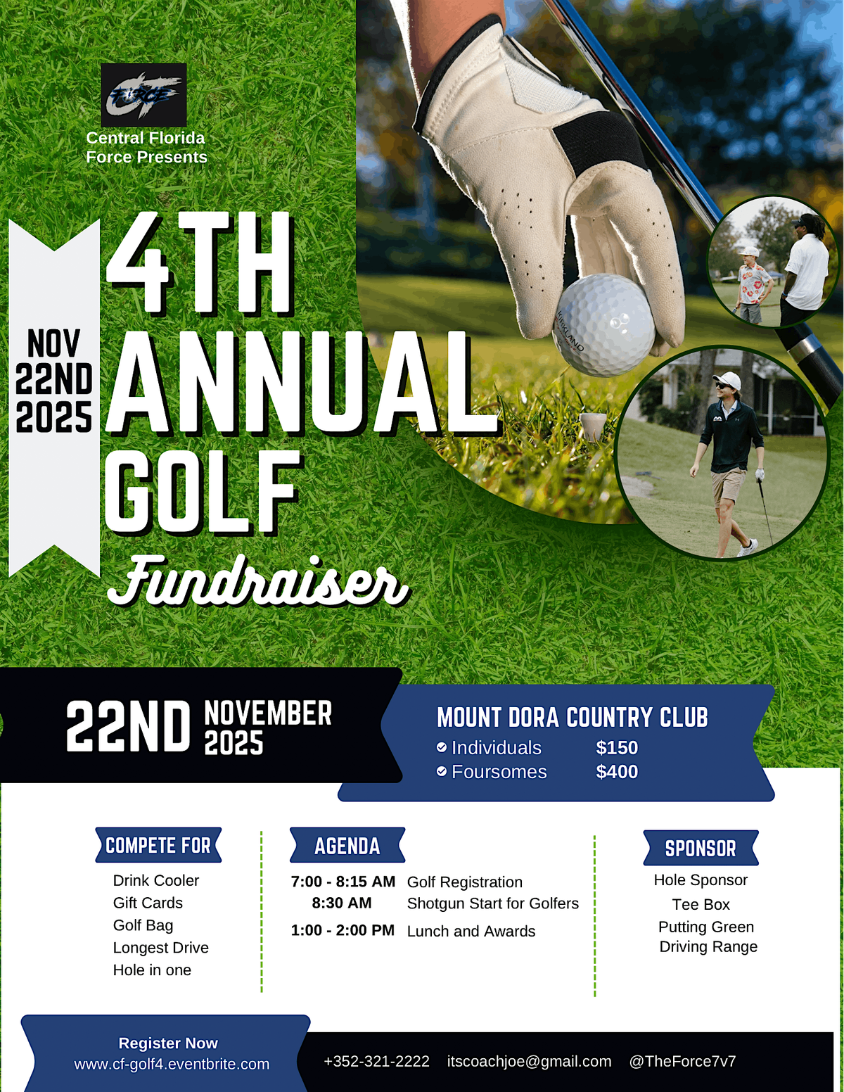 Central Florida Force 4th Annual Golf Fundraiser