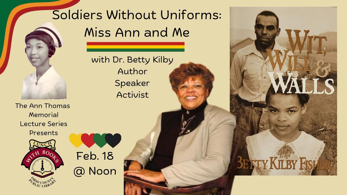 Ann Thomas Memorial Lecture Series Featuring Dr. Betty Kilby Fisher Baldwin