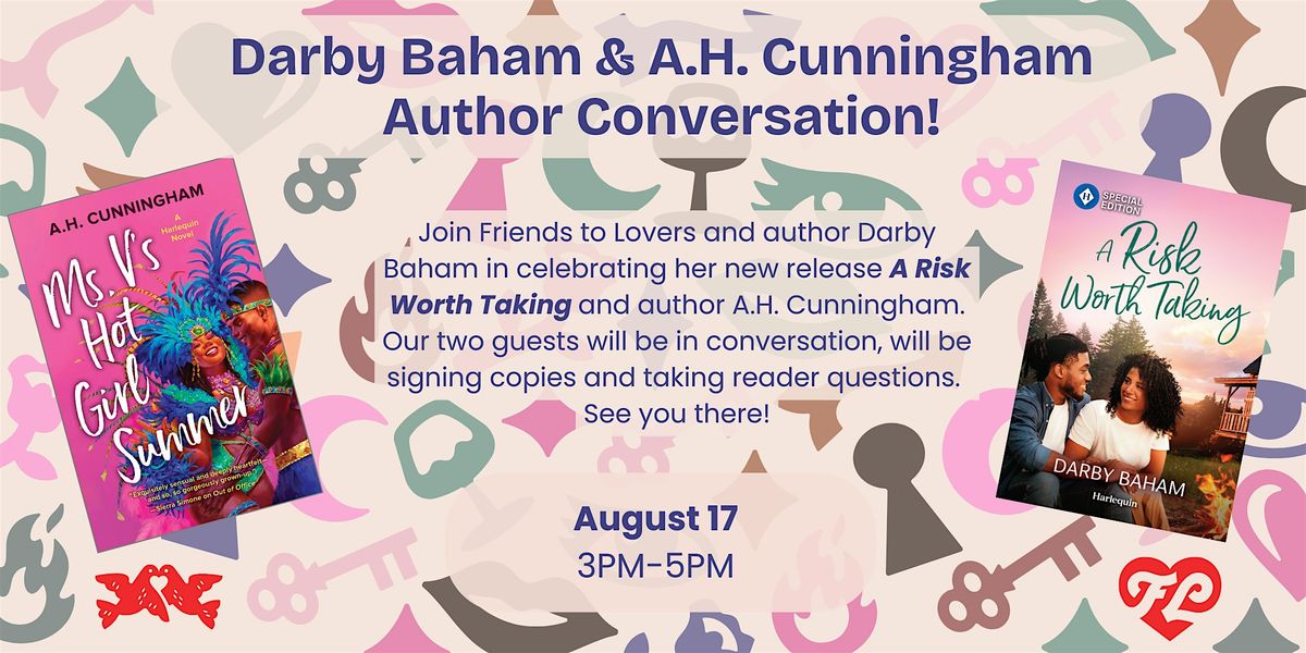 Darby Baham & A.H. Cunningham Author Conversation!