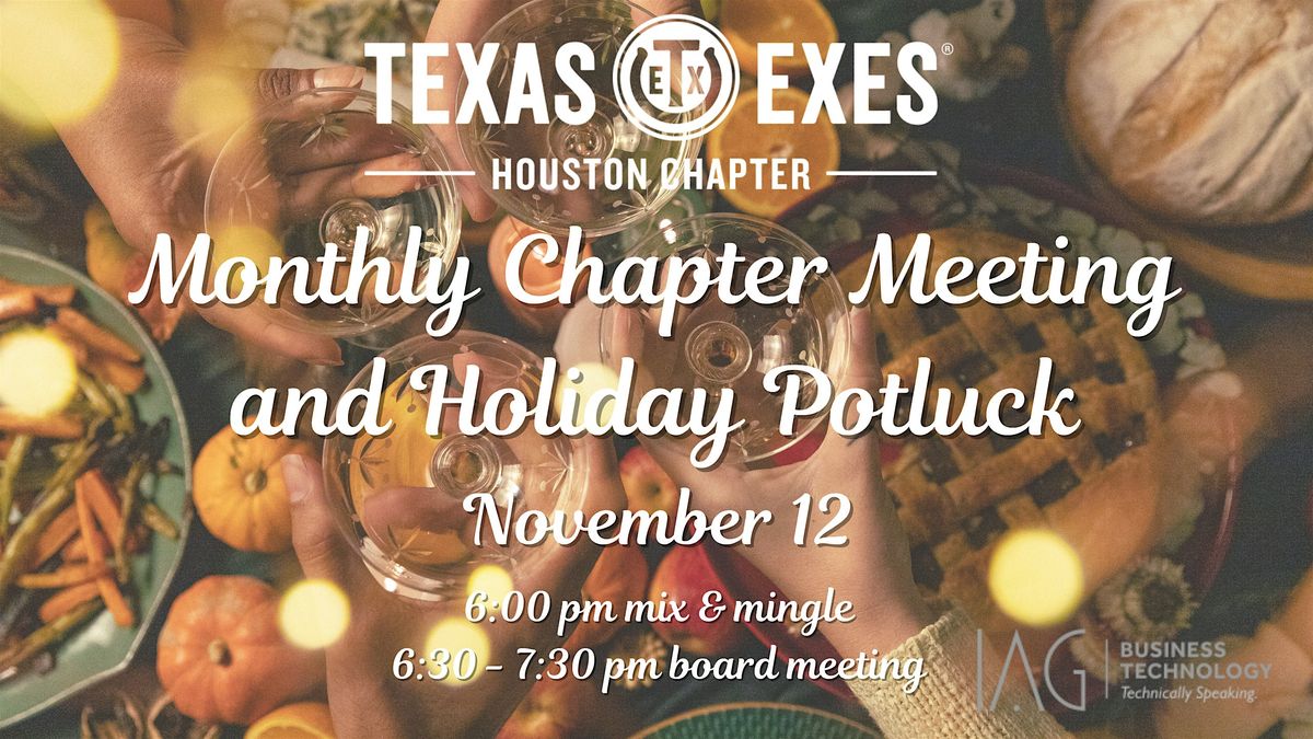 Monthly Chapter Meeting | Texas Exes Houston Chapter