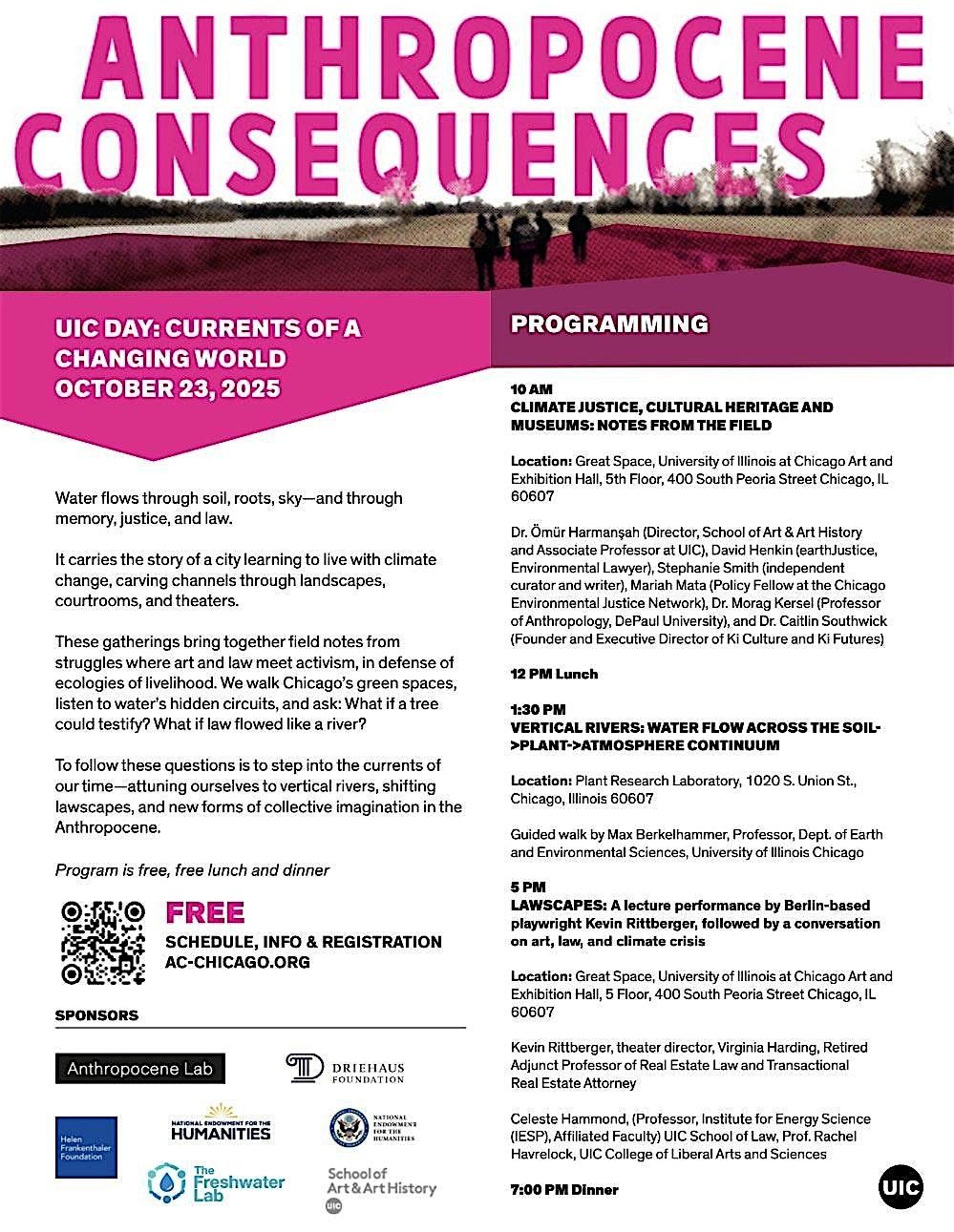 Anthropocene Consequences (UIC Day): Currents of a Changing World