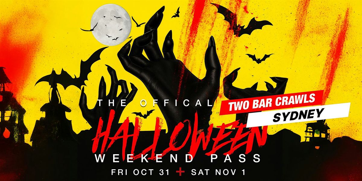 Haunted Hop & Halloween Bar Crawl Weekend Pass \u2013 Sydney 2025