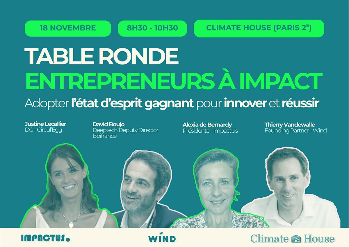 Entrepreneurs \u00e0 impact : \u00e9tat d\u2019esprit gagnant pour innover et r\u00e9ussir