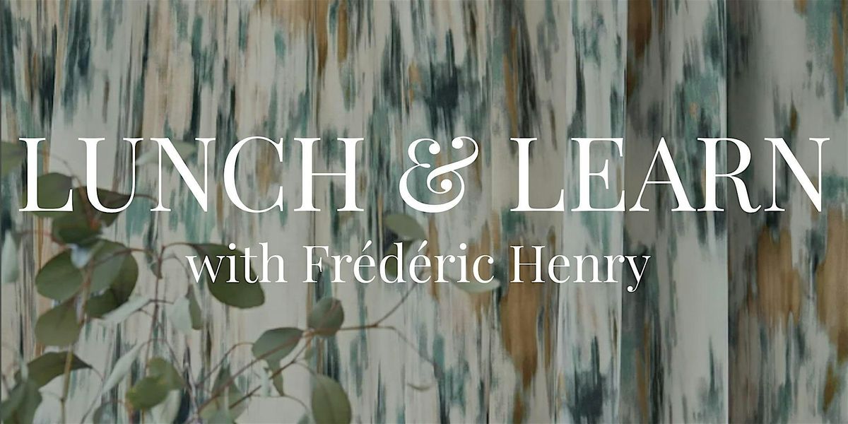 KC Lunch & Learn with Fr\u00e9d\u00e9ric Henry