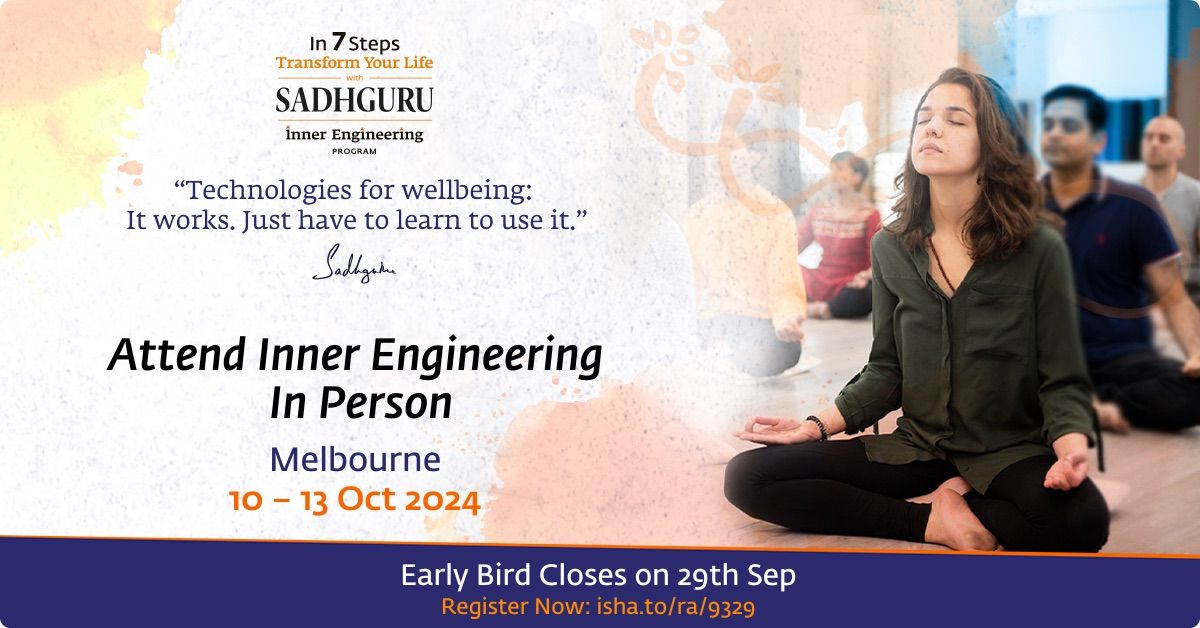 Inner Engineering In Person (4 Days) 