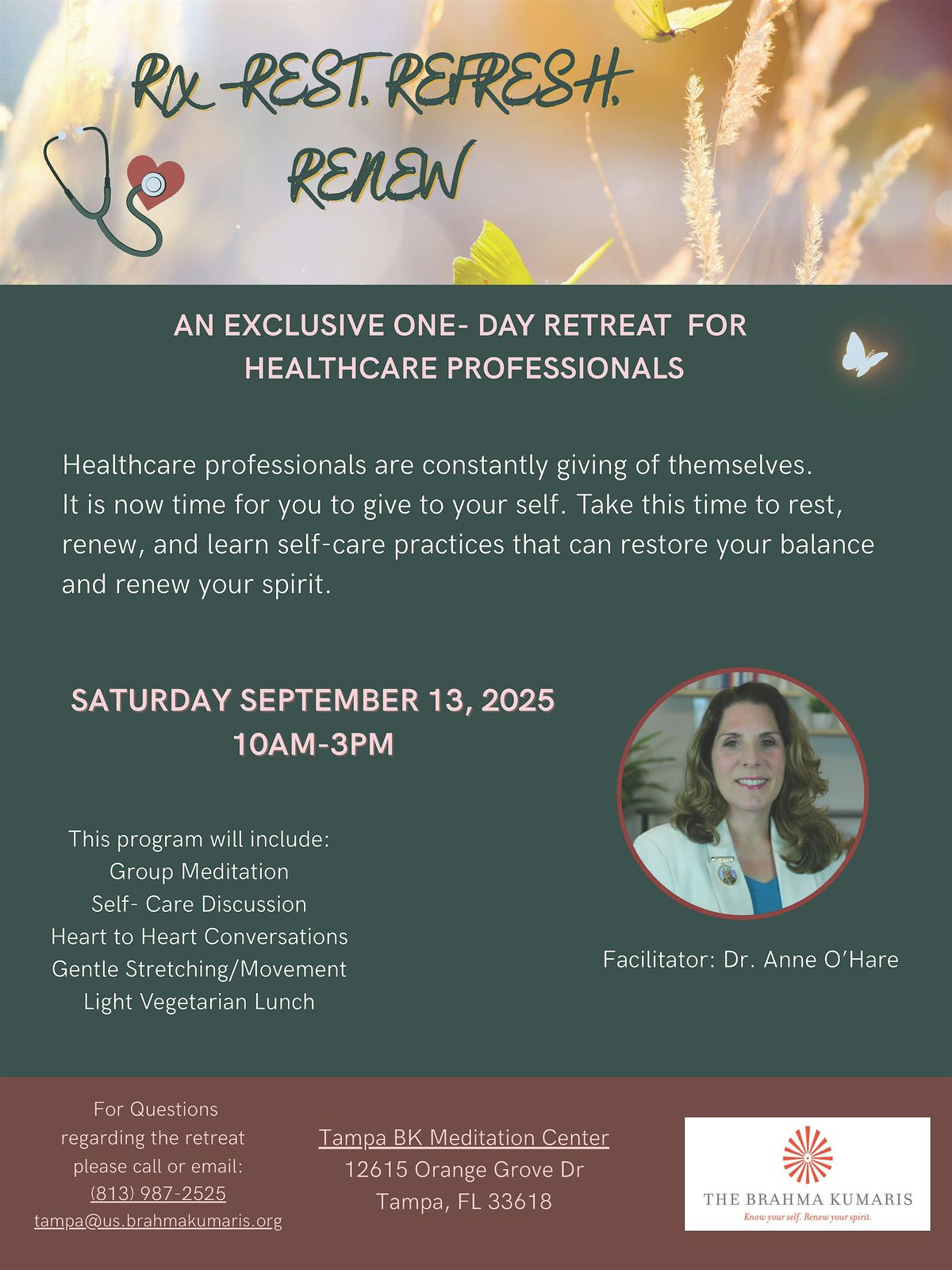 Rx Rest Refresh Renew Mini Retreat