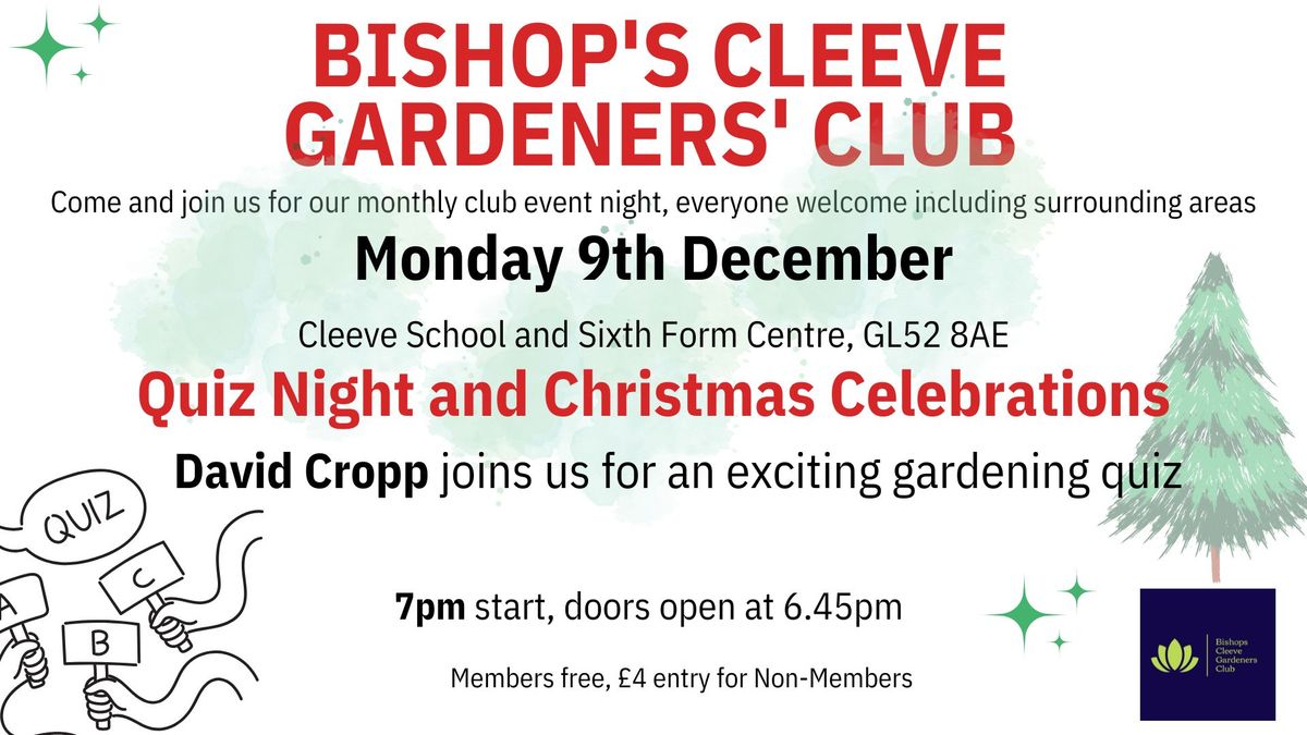 Bishops Cleeve Gardeners' Club Event Night