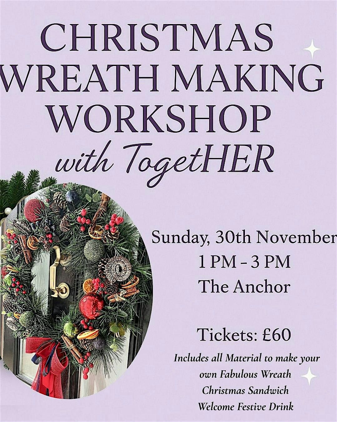 Christmas Wreath Making with TogetHER Group for Women 40+