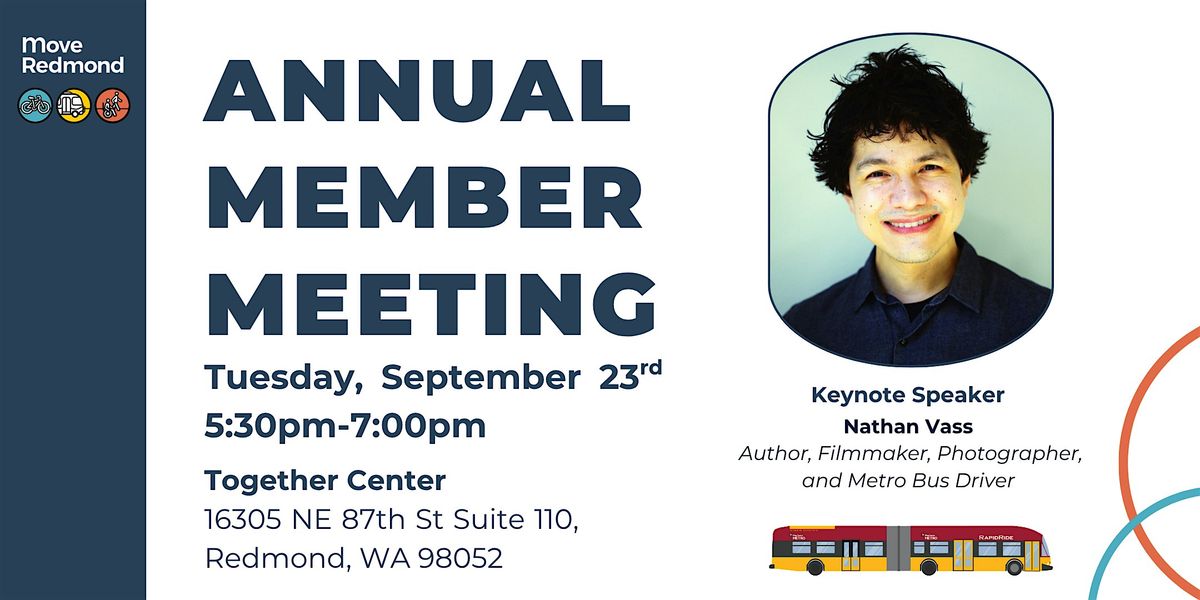 Move Redmond Annual Member Meeting Registration