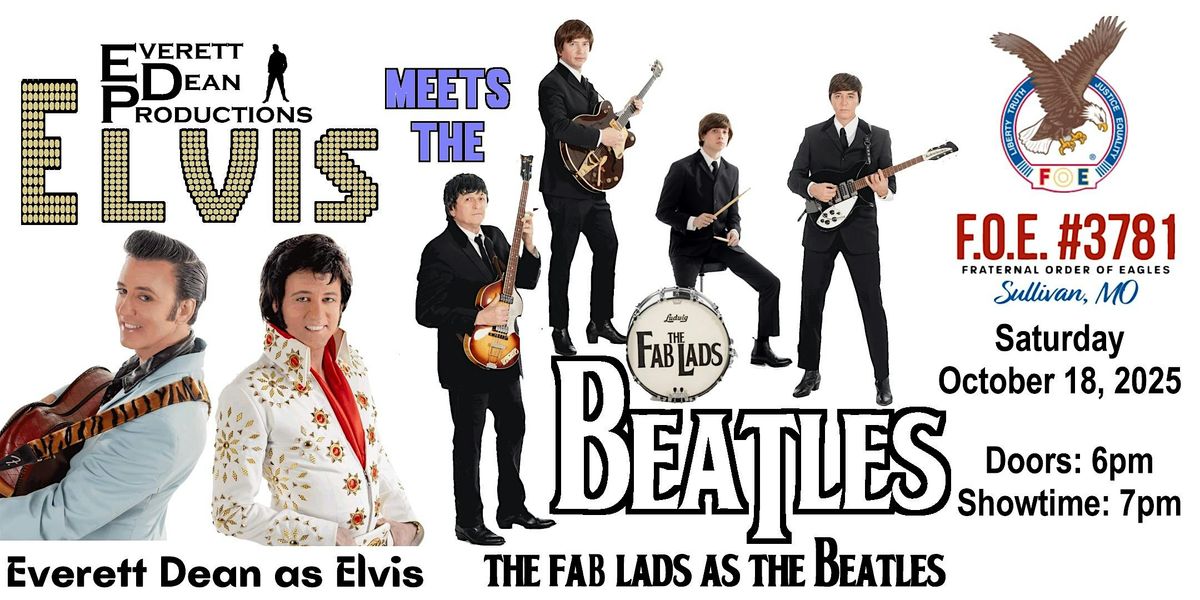 ELVIS MEETS THE BEATLES LIVE AT THE EAGLES HALL (SULLIVAN, MISSOURI)