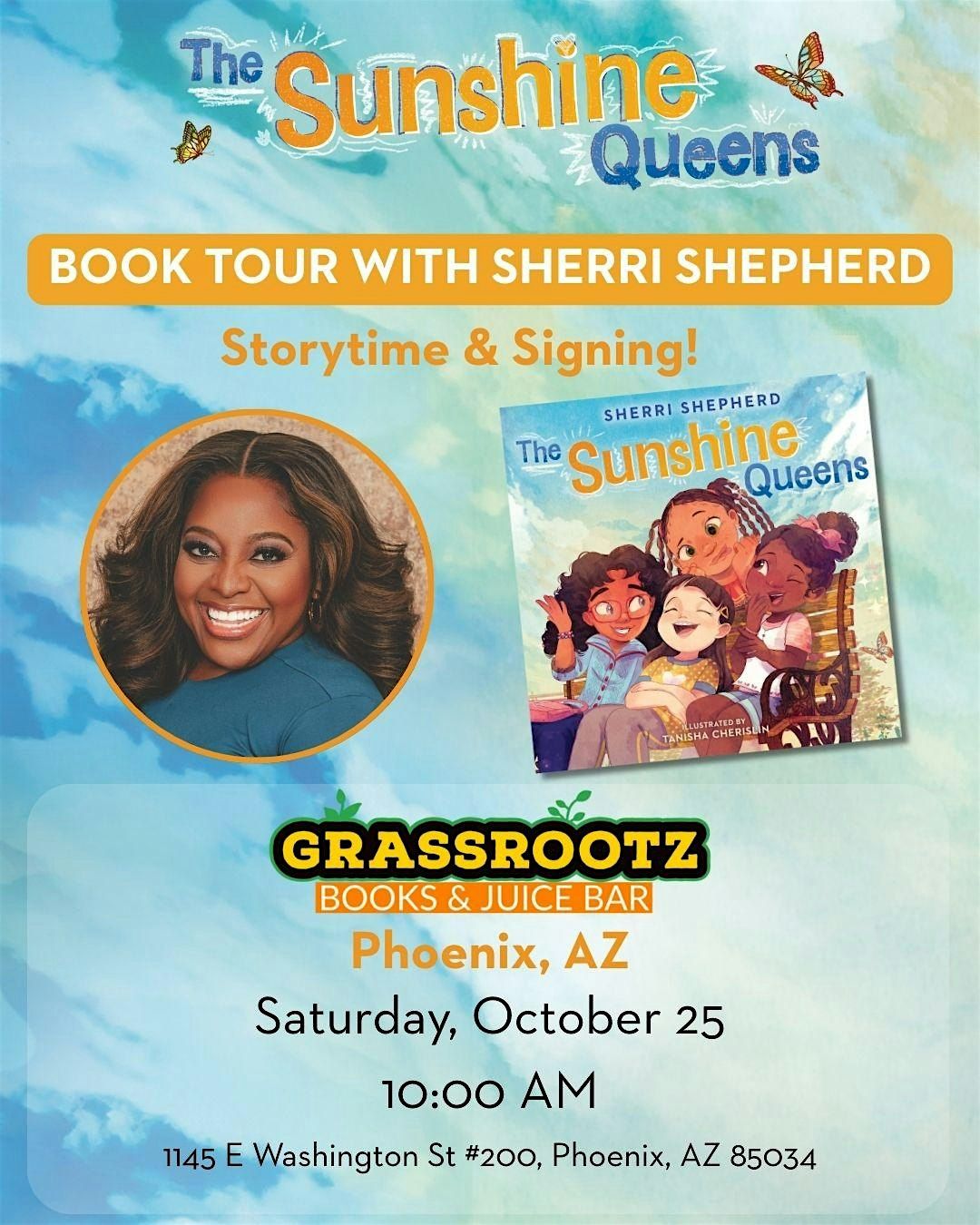 Sherri Shepherd Book Tour "The Sunshine Queens"
