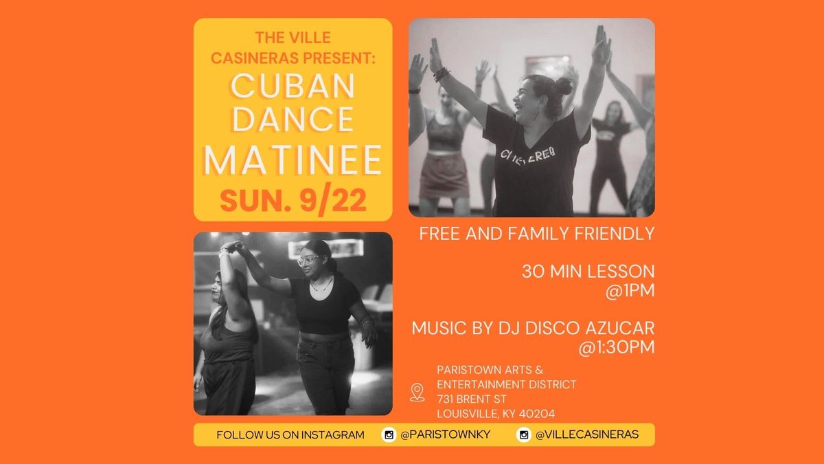 Cuban Dance Matinee