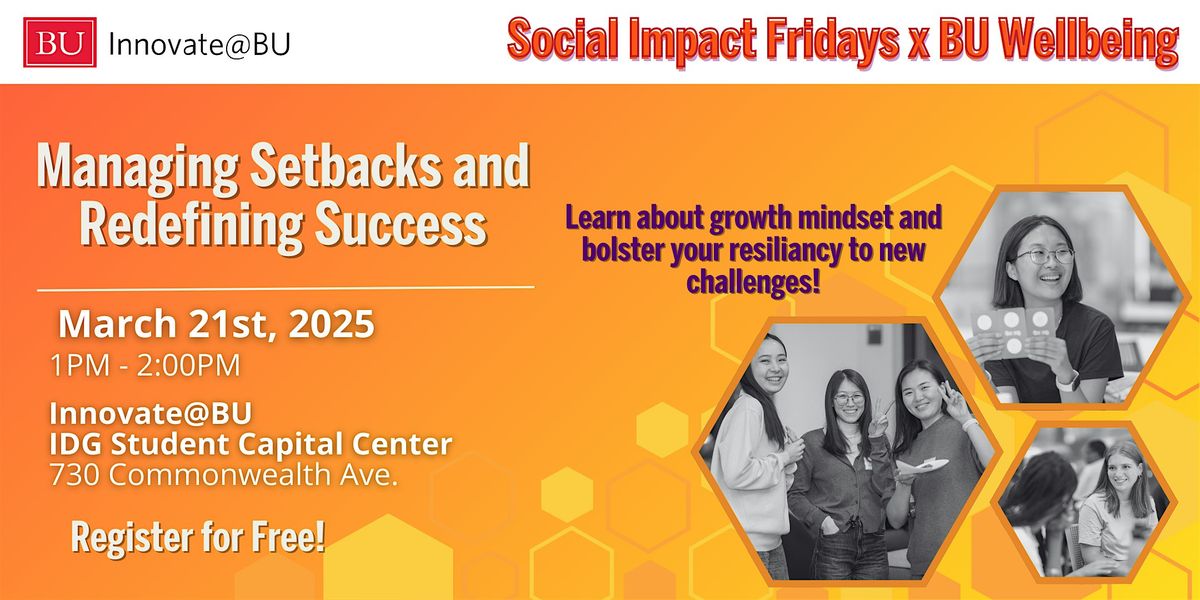 Social Impact Fridays x BU Wellbeing