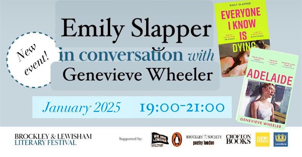 Emily Slapper in conversation with Genevieve Wheeler