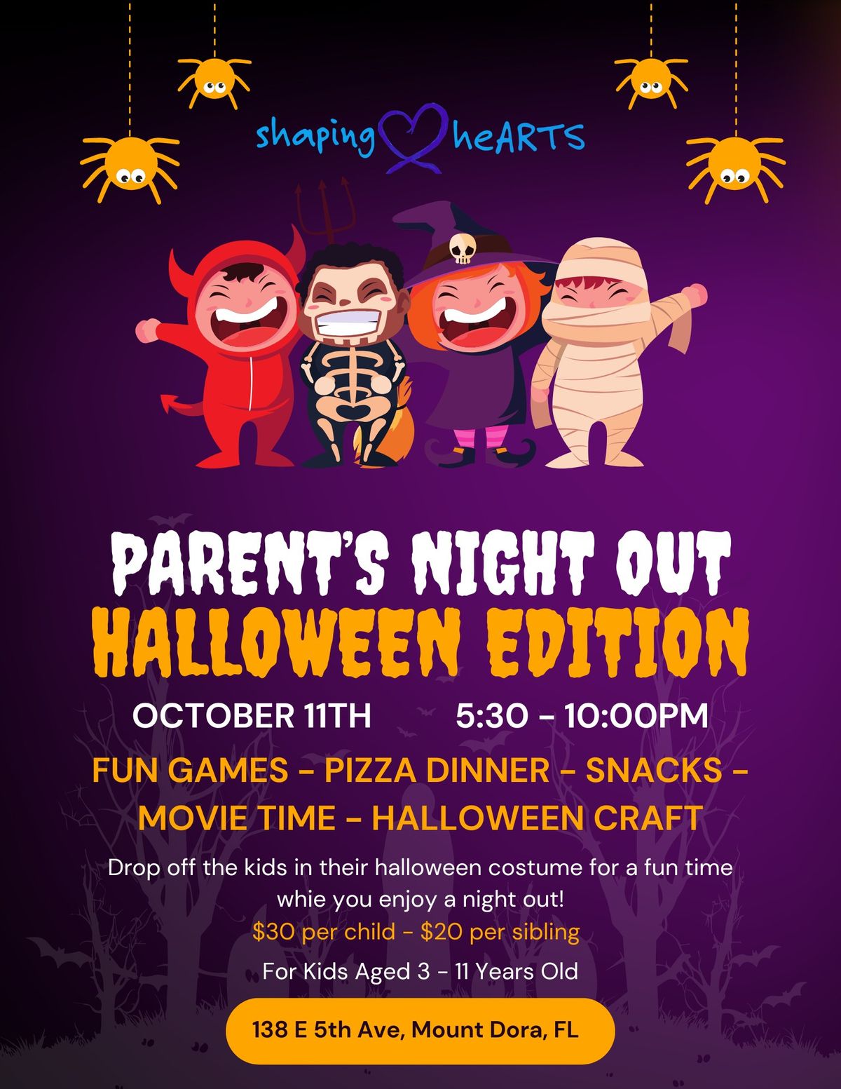 Parent's Night Out: Halloween Edition