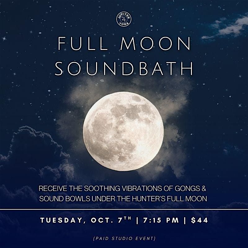 A Full Moon Soundbath Ceremony