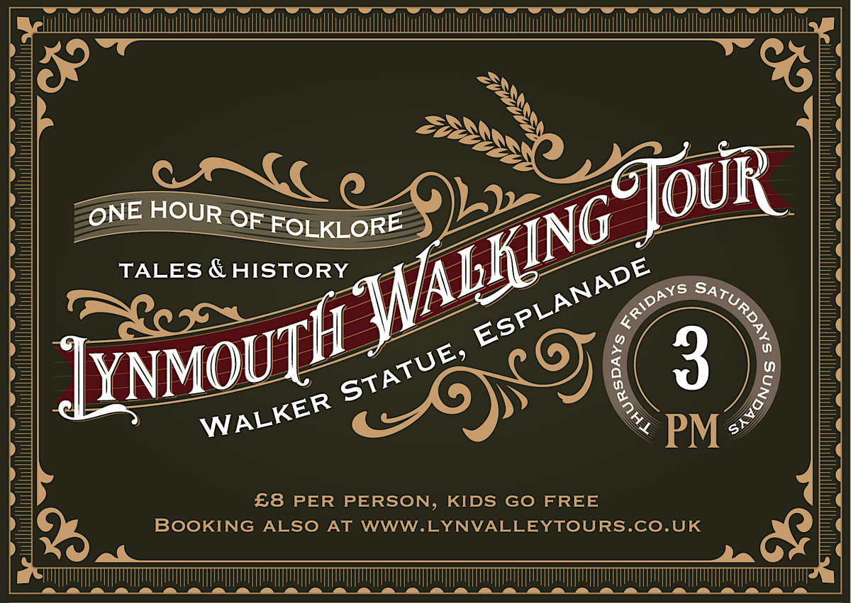 Tales and Legends of Lynmouth Walking Tour led by the local Town Crier...