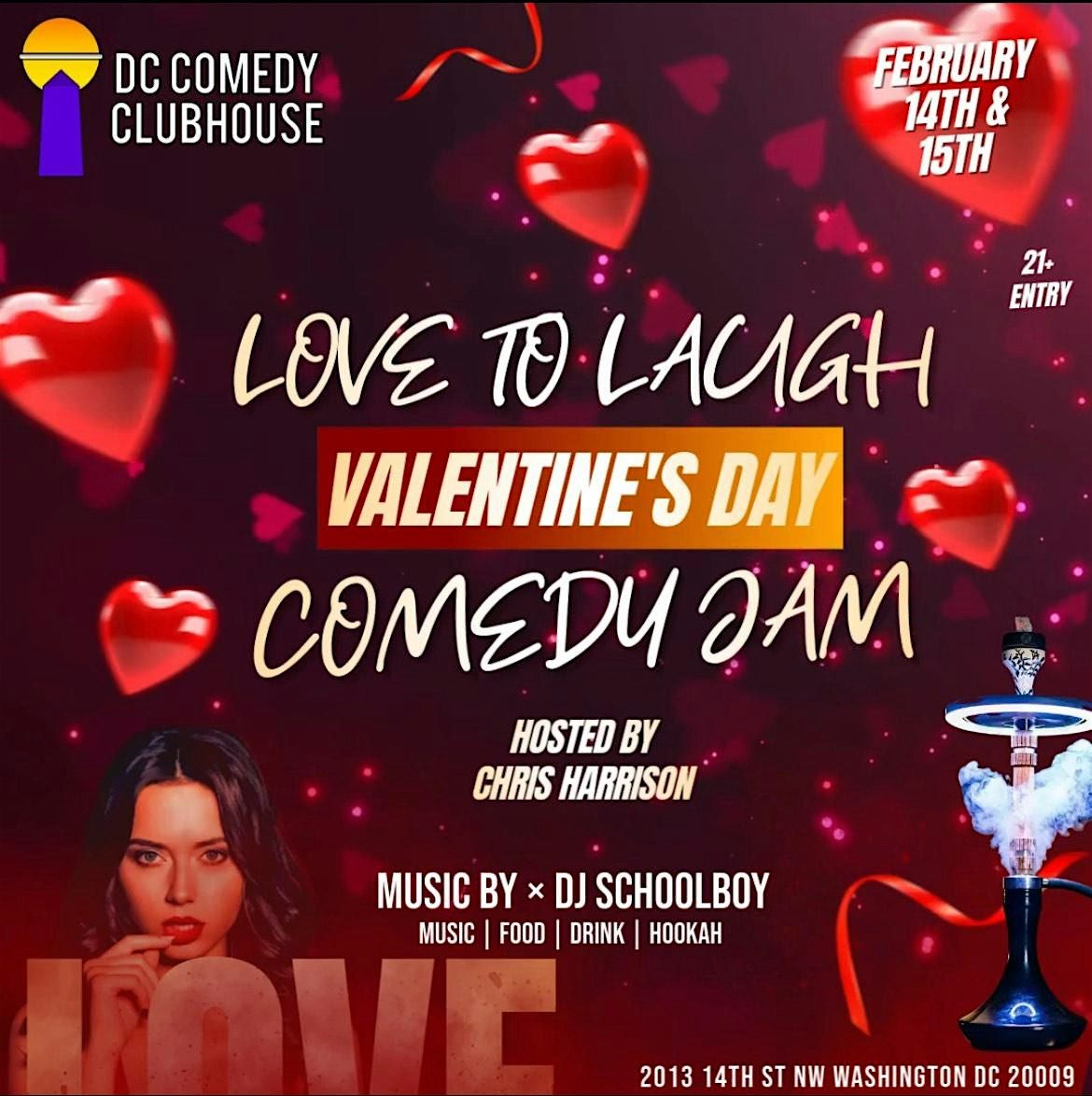 LOVE TO LAUGH VALENTINES DAY COMEDY JAM