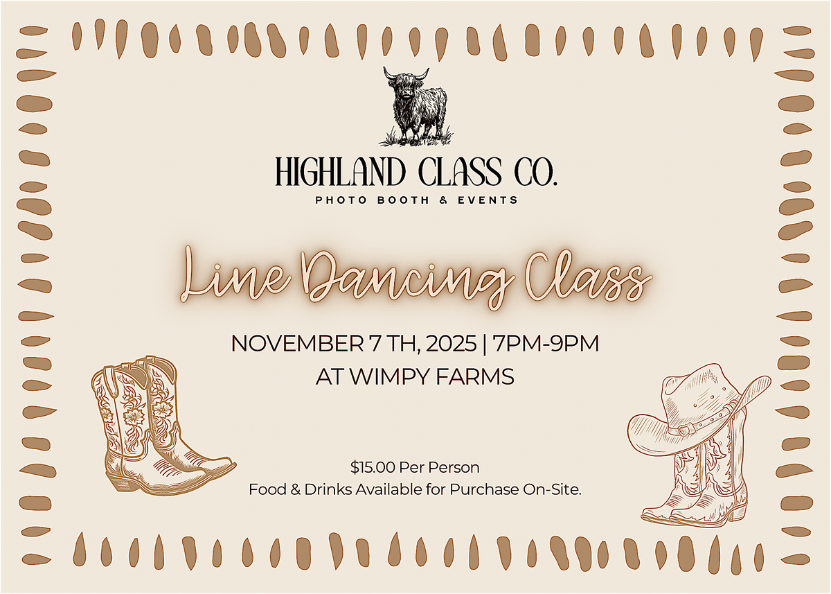 Line Dancing Class at Wimpy Farms