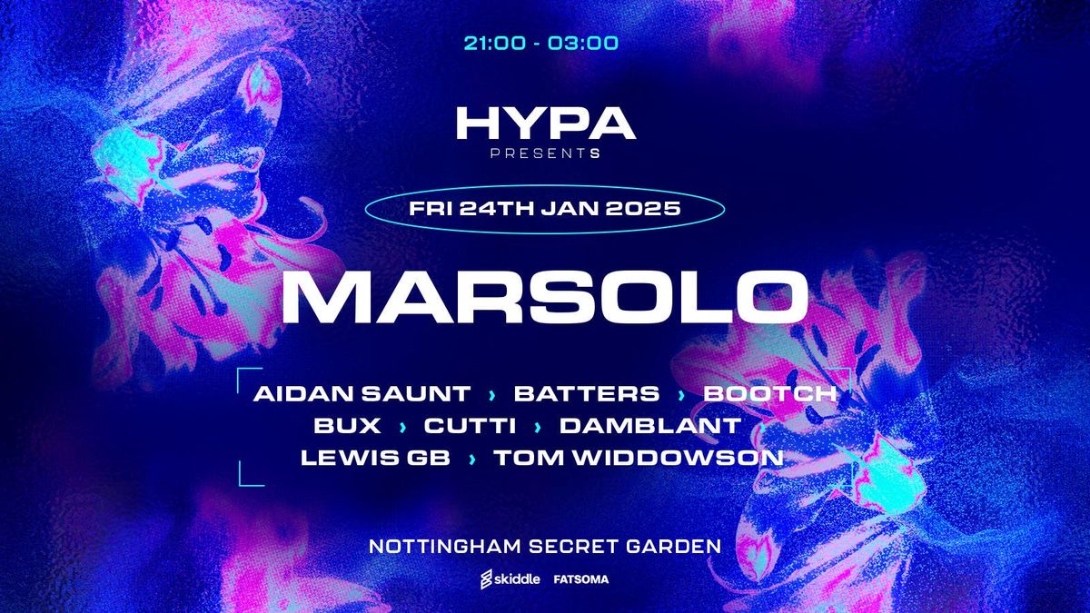 HYPA Presents Marsolo In The Garden