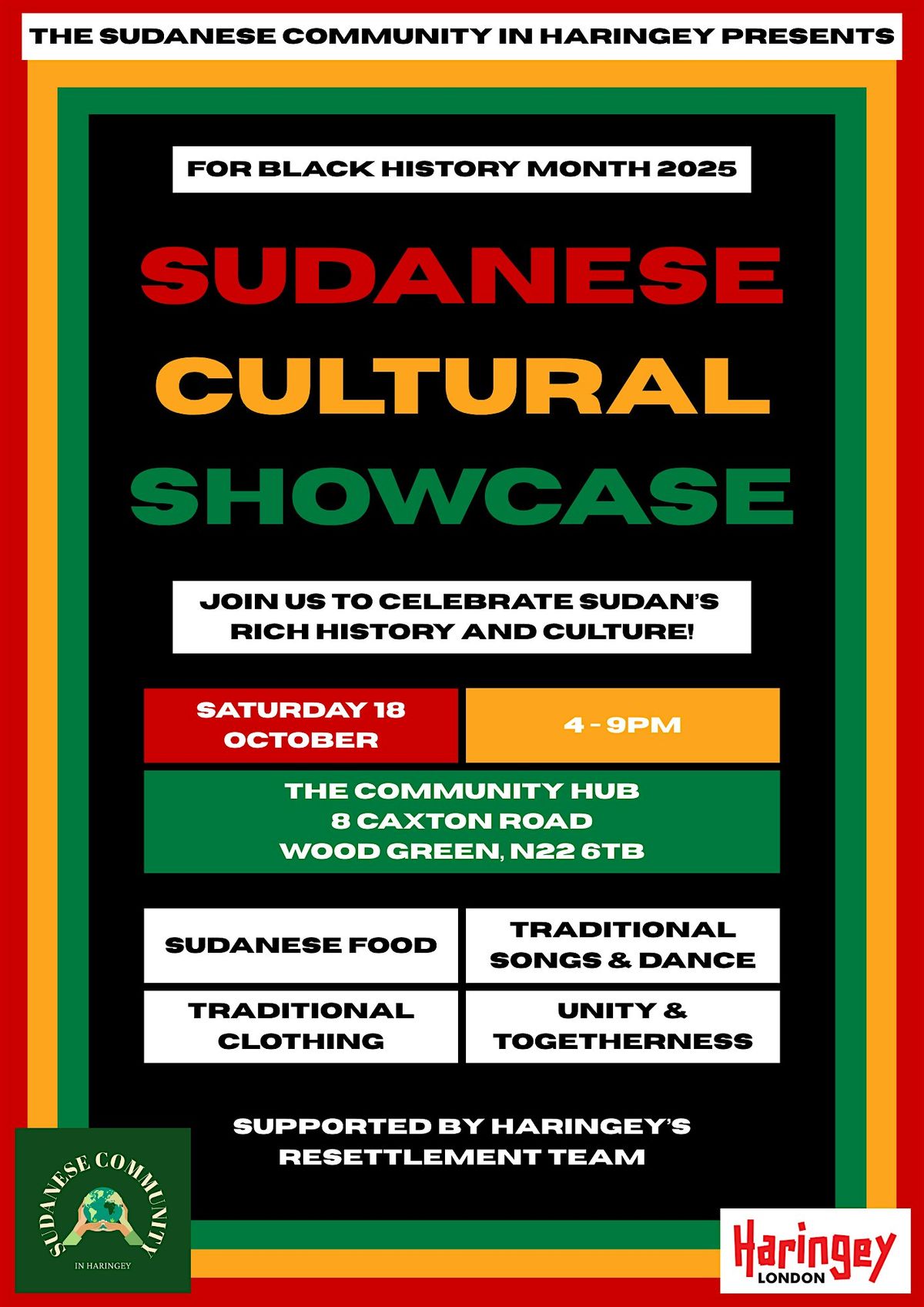 Sudanese Cultural Showcase for Black History Month 2025