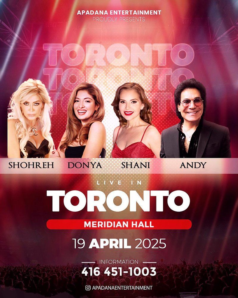 Shohreh at Meridian Hall - Toronto