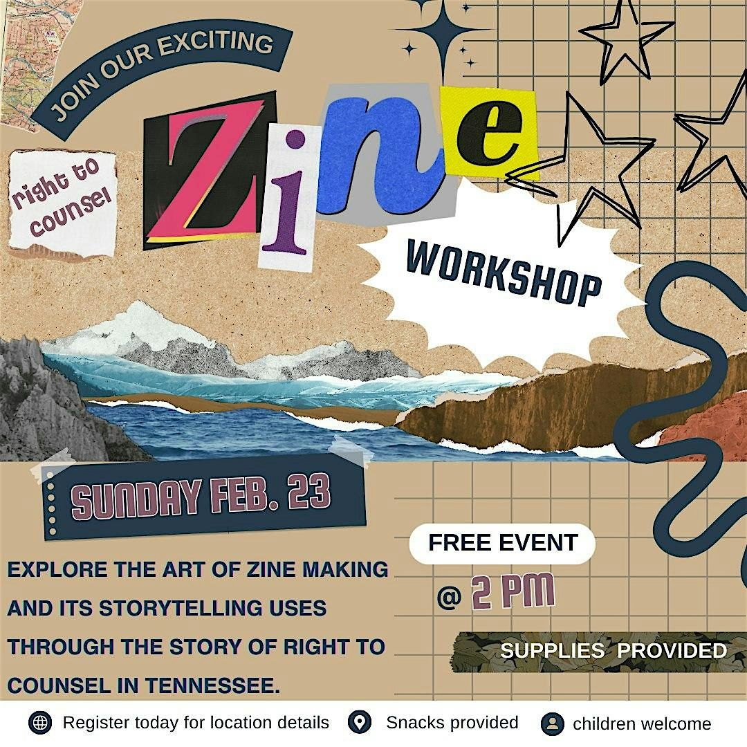 Right to Counsel Zine Workshop