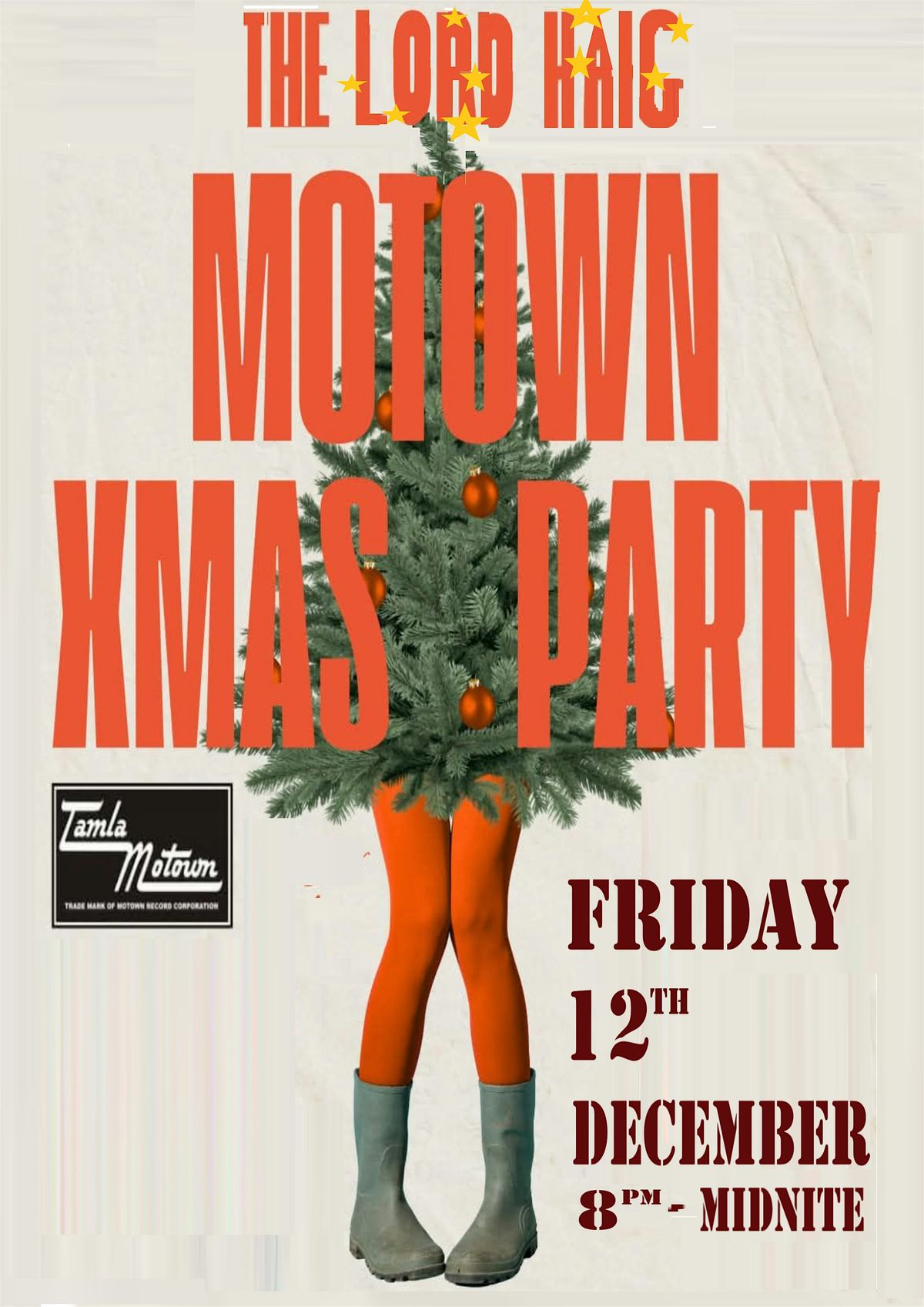Lord Haig Motown Xmas Party