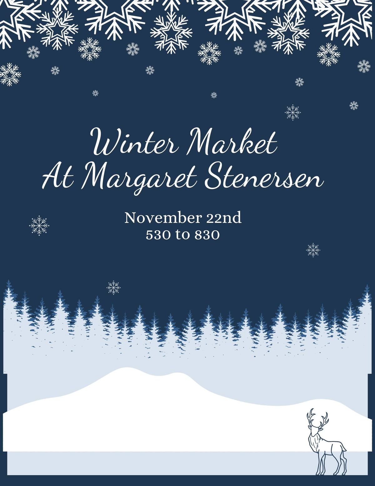 Winter Market At Margaret Stenersen