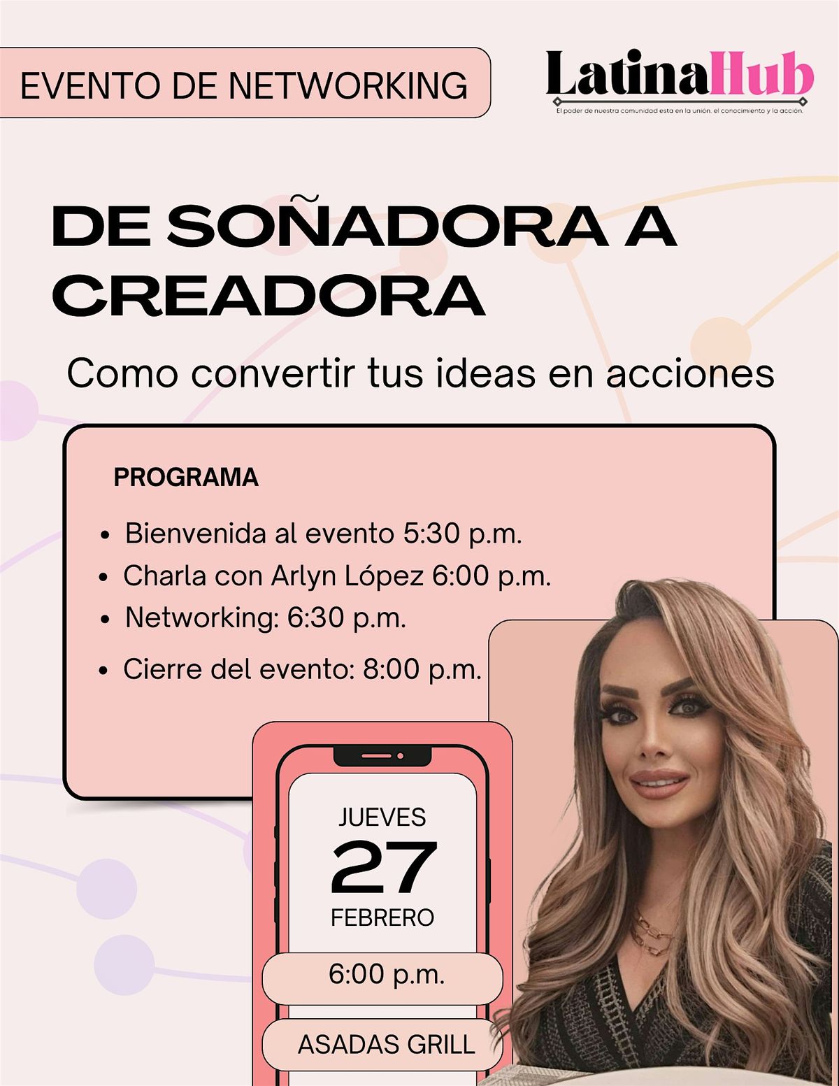 DE SO\u00d1ADORA  A CREADORA ( COMO CONVERTIR TUS IDEAS EN ACCIONES)