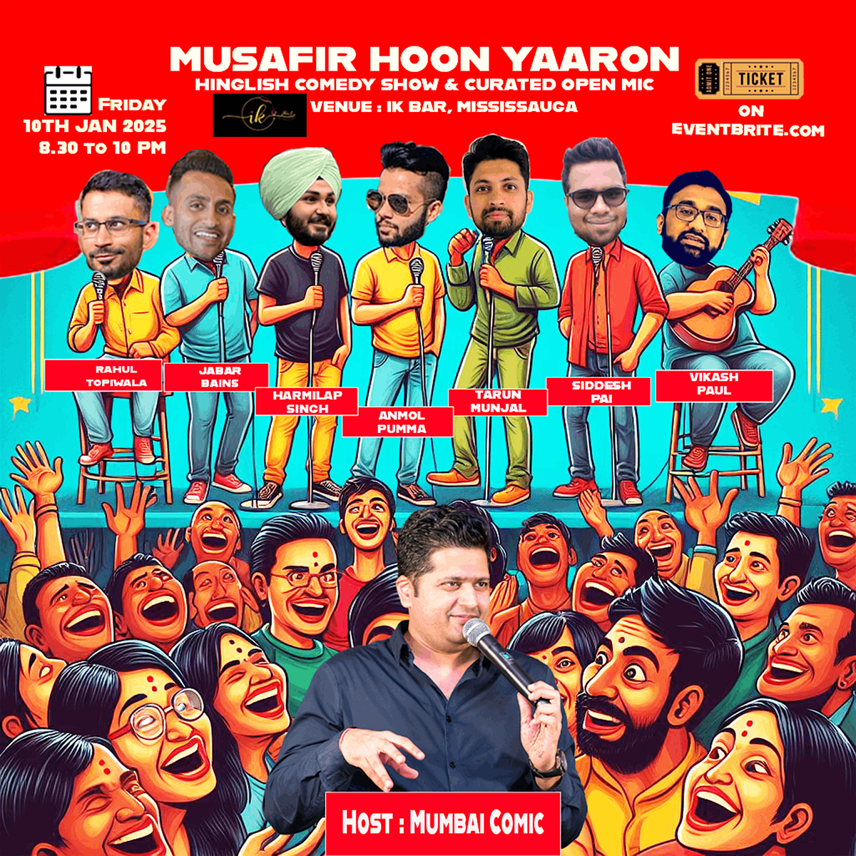 Musafir Hoon Yaroon-Hinglish Standup Comedy Show