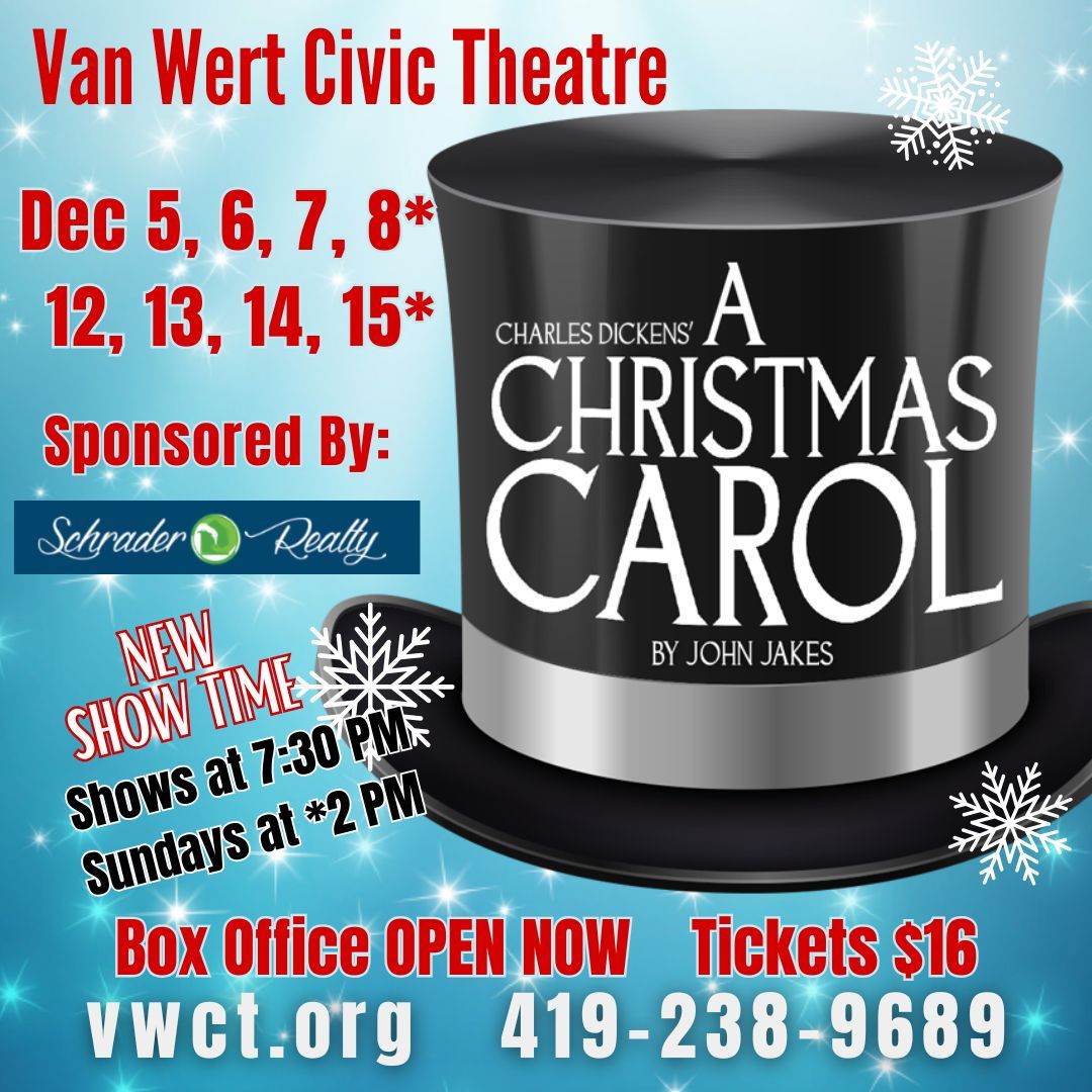 "A Christmas Carol" Sponsored by: Schrader Realty