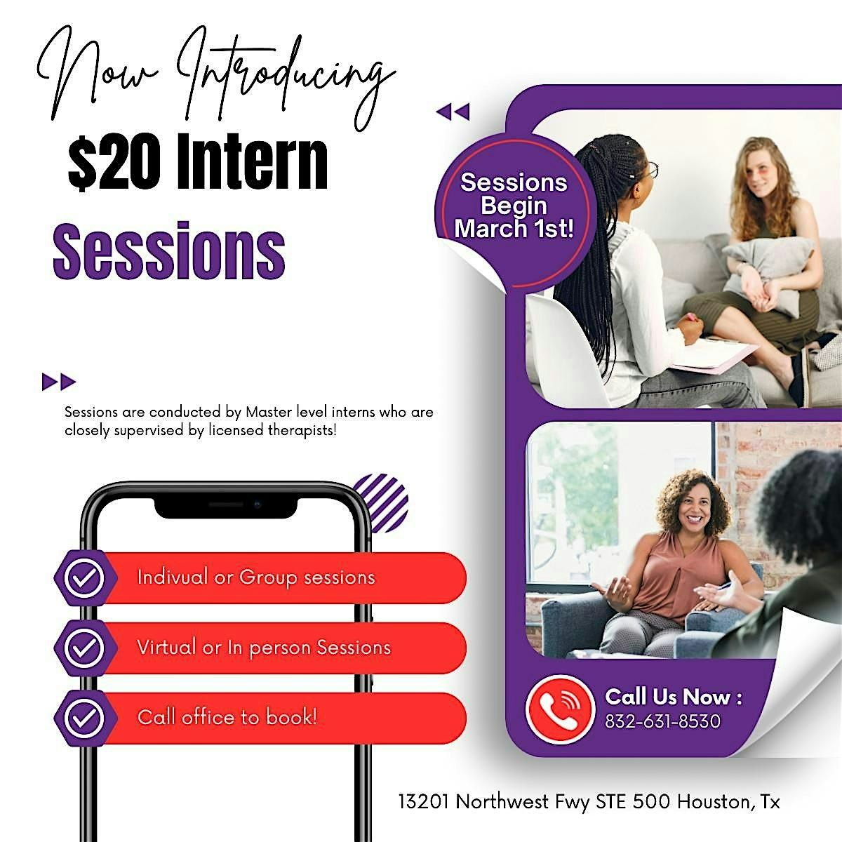 $20 Therapy Sessions