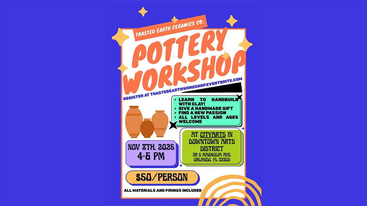 Pottery Workshop - Hand-building with Clay