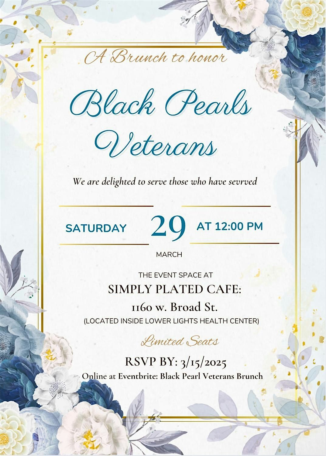 Black Pearl Veterans Brunch